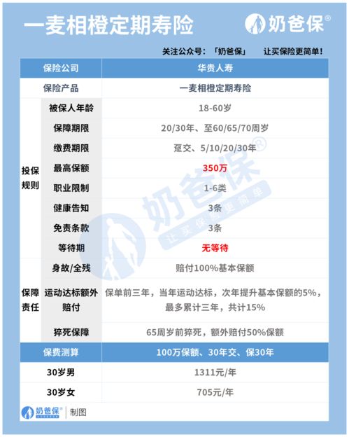 華貴一麥相橙定期壽險(xiǎn)（互聯(lián)網(wǎng)專屬）深度評(píng)測(cè) 保障、性價(jià)比與網(wǎng)絡(luò)信息安全視角下的思考